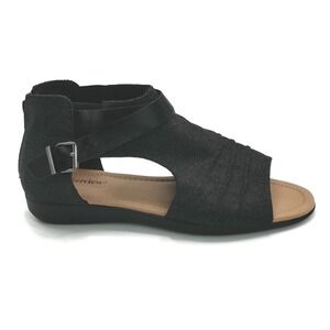 Comfortview Shoes Womens‎ Sandals Shootie Payton Dark Olive Gladiator Wide 9.5W